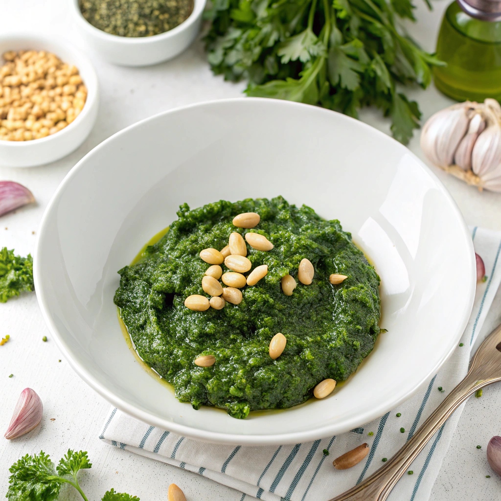 Kale Stem Pesto