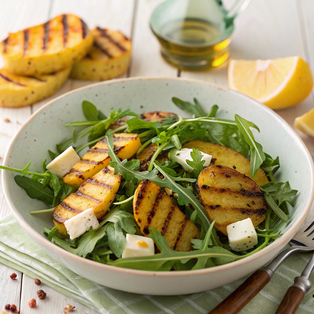 Grilled Potato & Arugula Salad