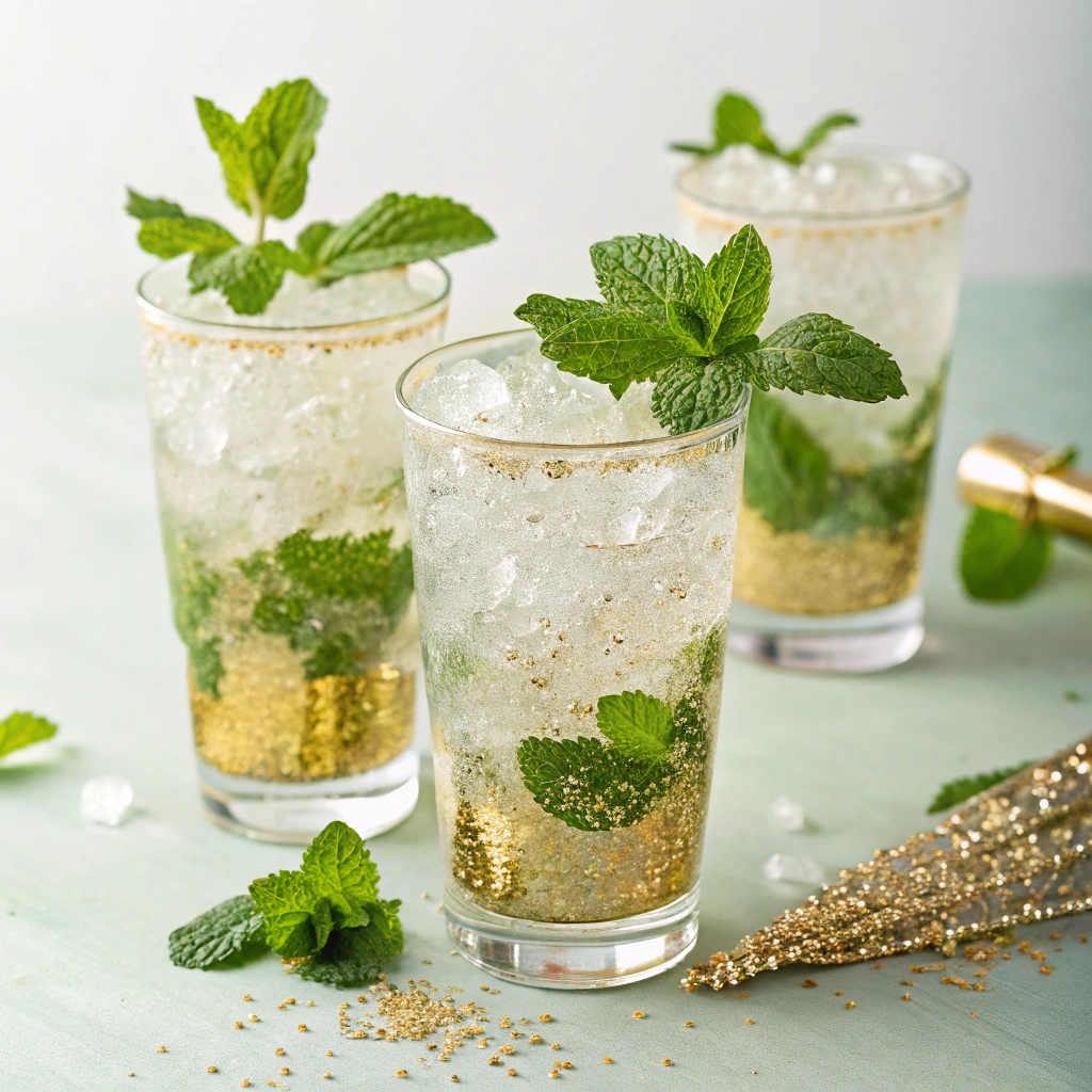 Sparkling Mint Juleps Recipe