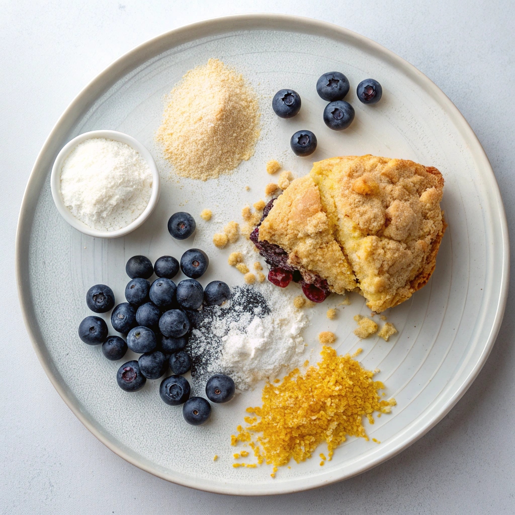 Ingredients for Blueberry Cobbler