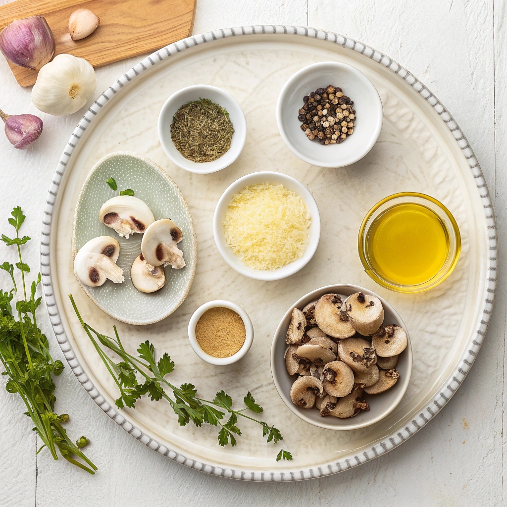 Ingredients for Mushroom Risotto