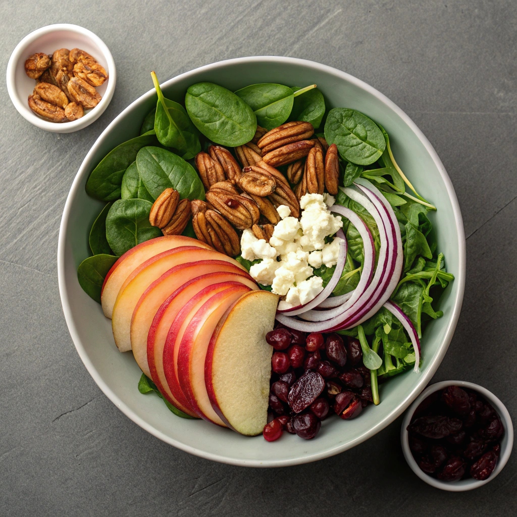 Fresh & Flavorful Spinach Salad Ingredients