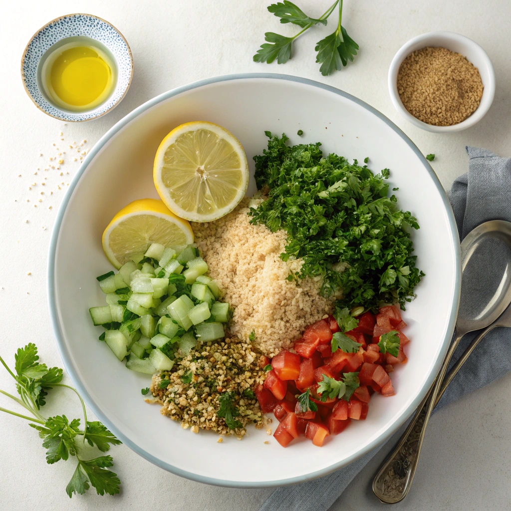 Fresh and Flavorful Tabbouleh Ingredients