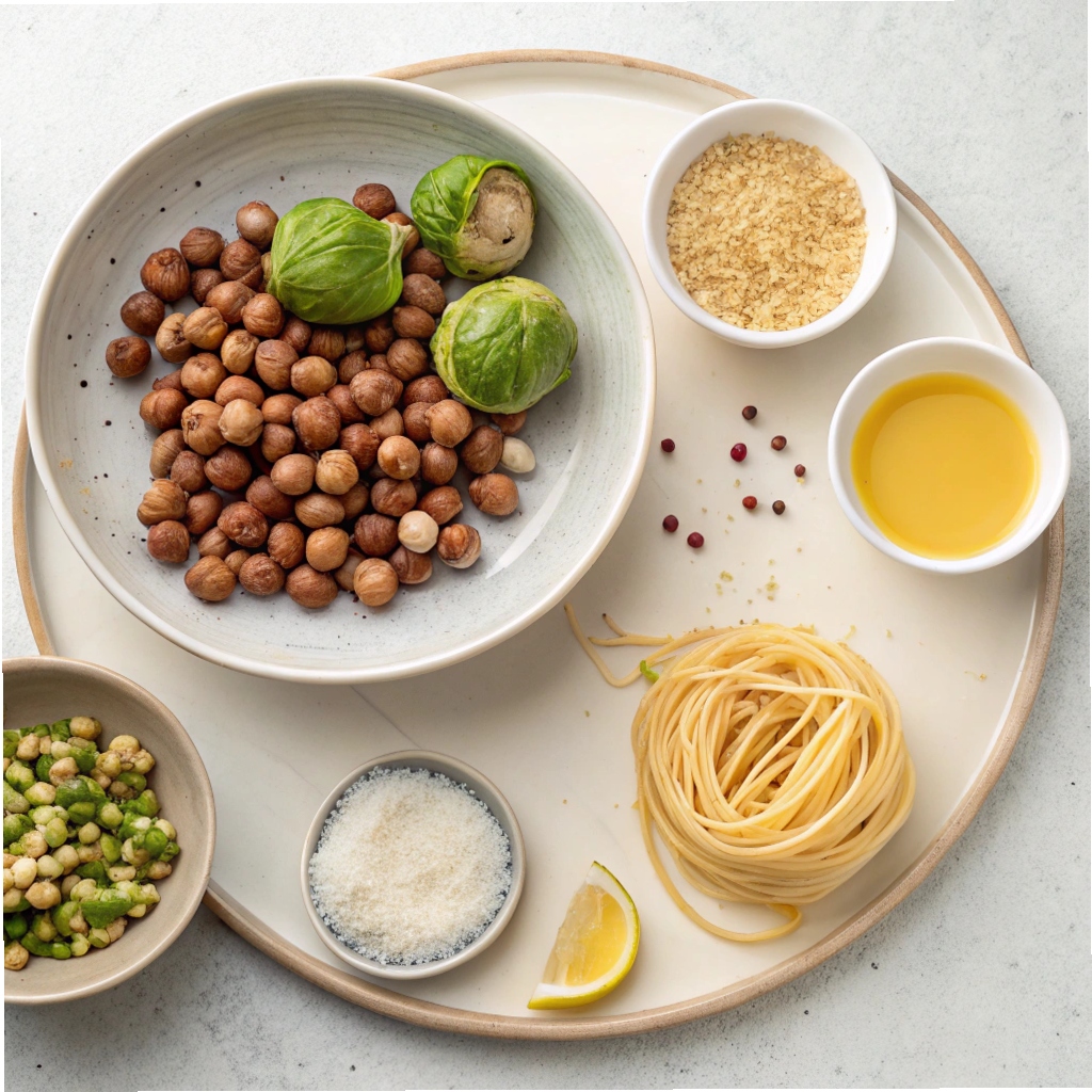 Hazelnut Tahini Pasta Ingredients