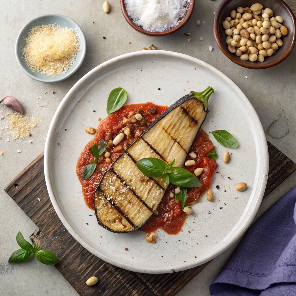 Ingredients for Eggplant Rollatini