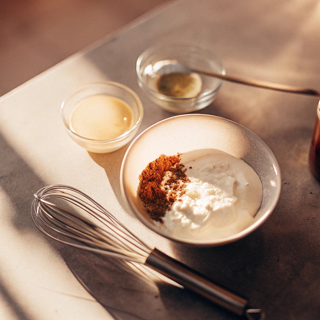 Ingredients for Artichoke Dipping Sauce