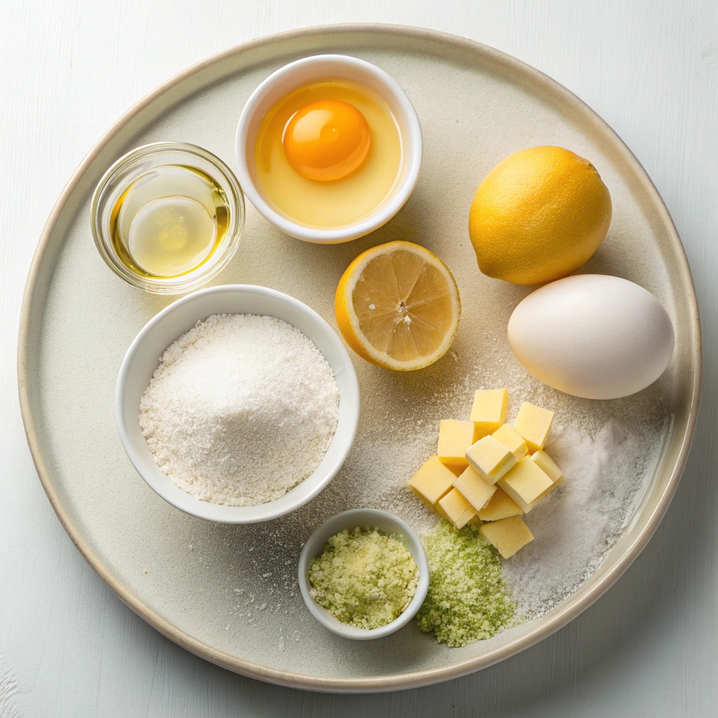 Fresh & Zesty Lemon Curd Ingredients