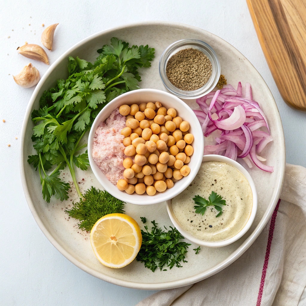 Ingredients for Perfect Falafel