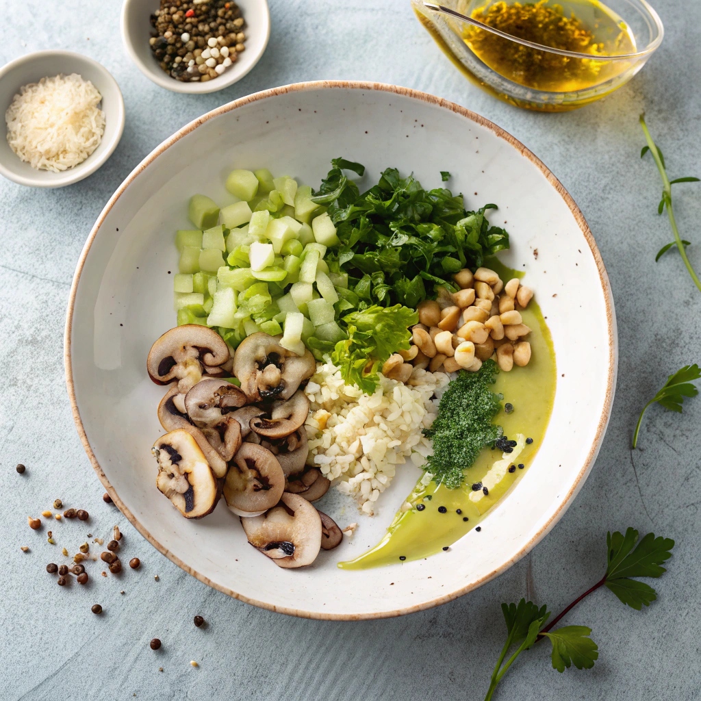 Ingredients for Cream of Mushroom Soup