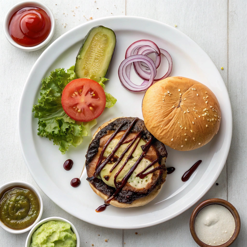 Ingredients for Portobello Mushroom Burger