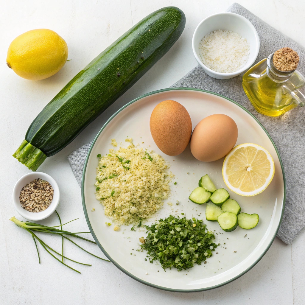 Fresh & Flavorful Ingredients for Zucchini Fritters