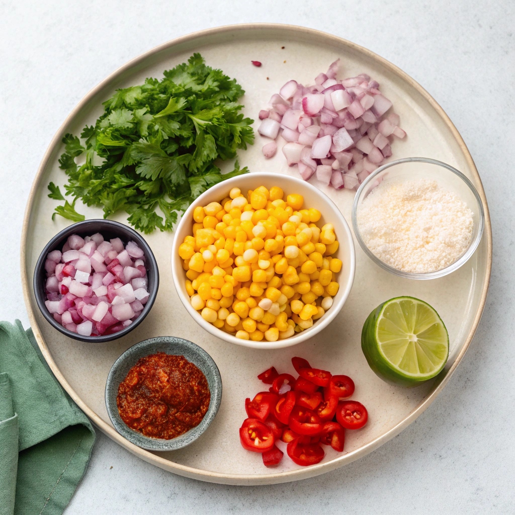 Fresh & Flavorful Corn Salsa Ingredients