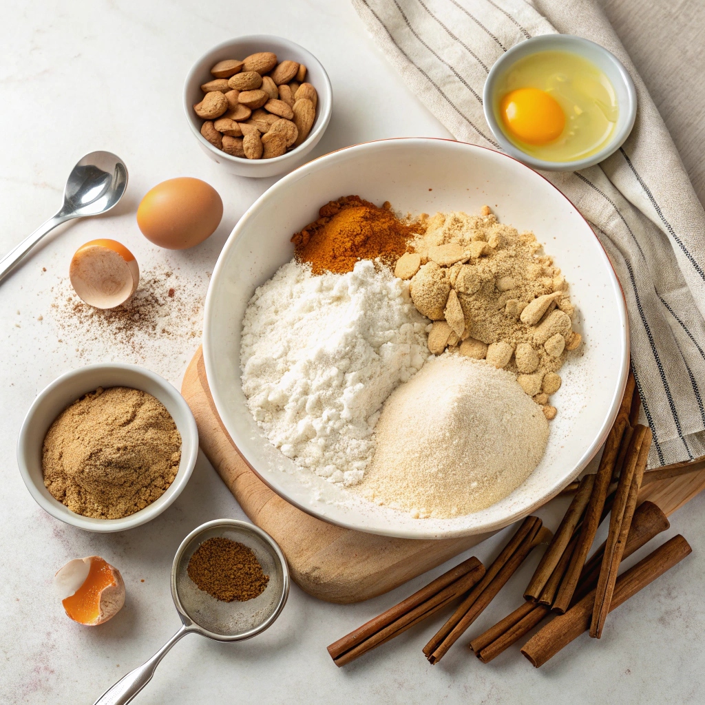 Ingredients for Carrot Muffins