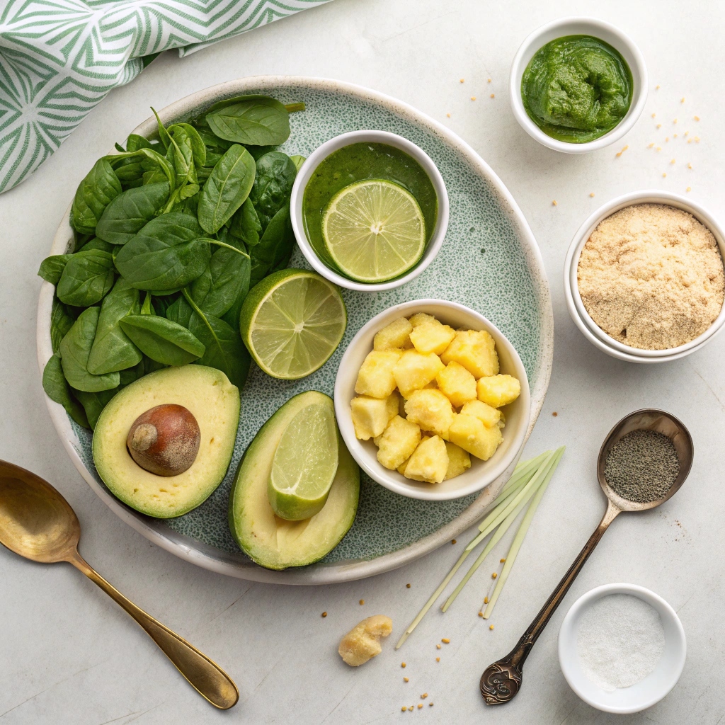 Fresh & Creamy Avocado Smoothie Ingredients