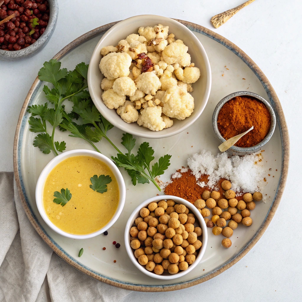 Spiced Cauliflower “Couscous” Ingredients