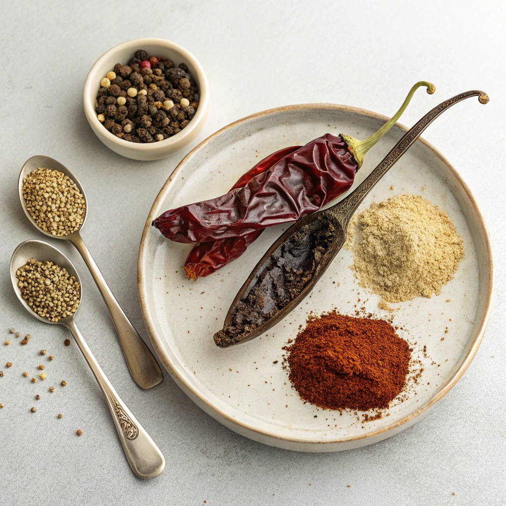 Ingredients for Homemade Chili Powder