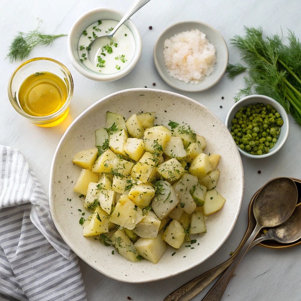 Ingredients for the Best Potato Salad