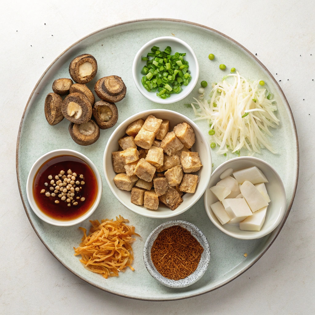 Ingredients for Steamed Dumplings