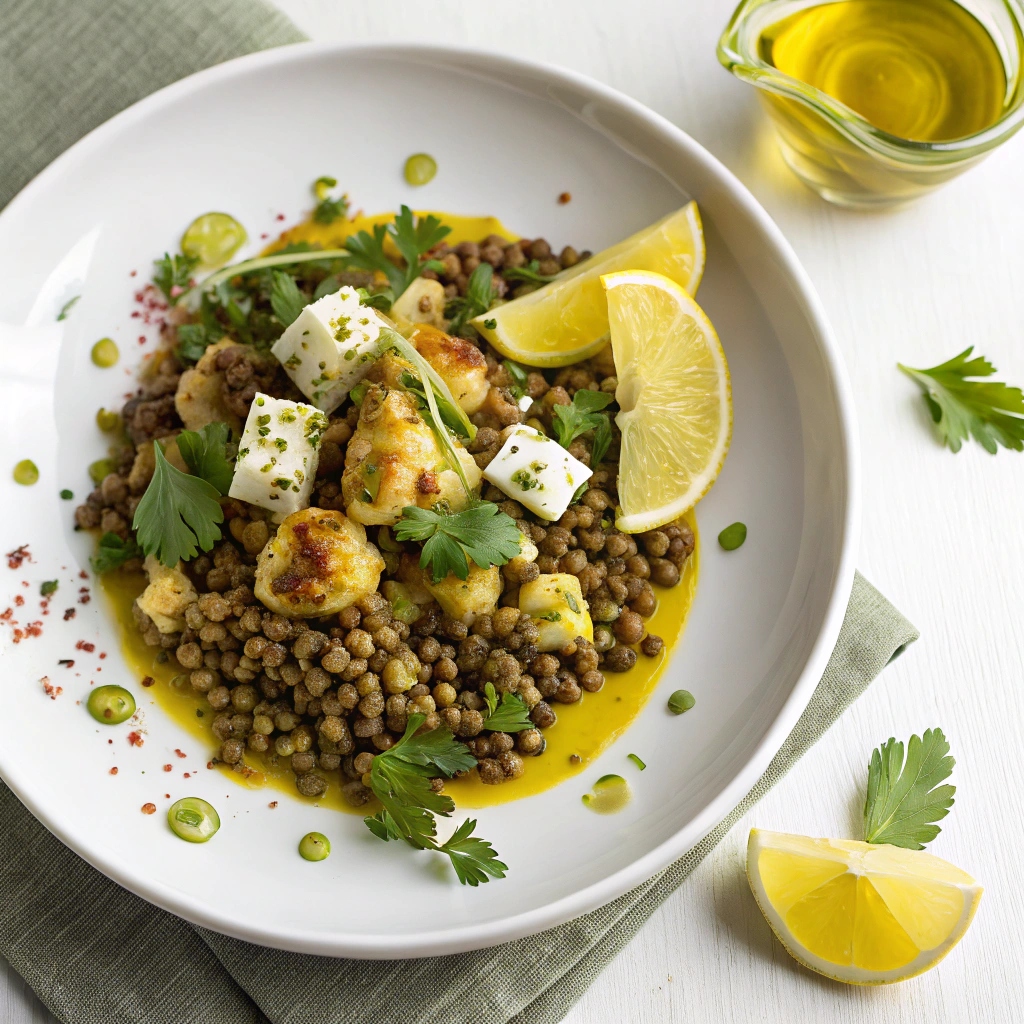 Ingredients for Curried Lentil Salad