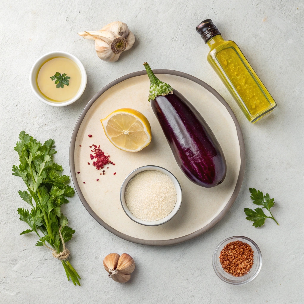 Ingredients for Roasted Eggplant Dip