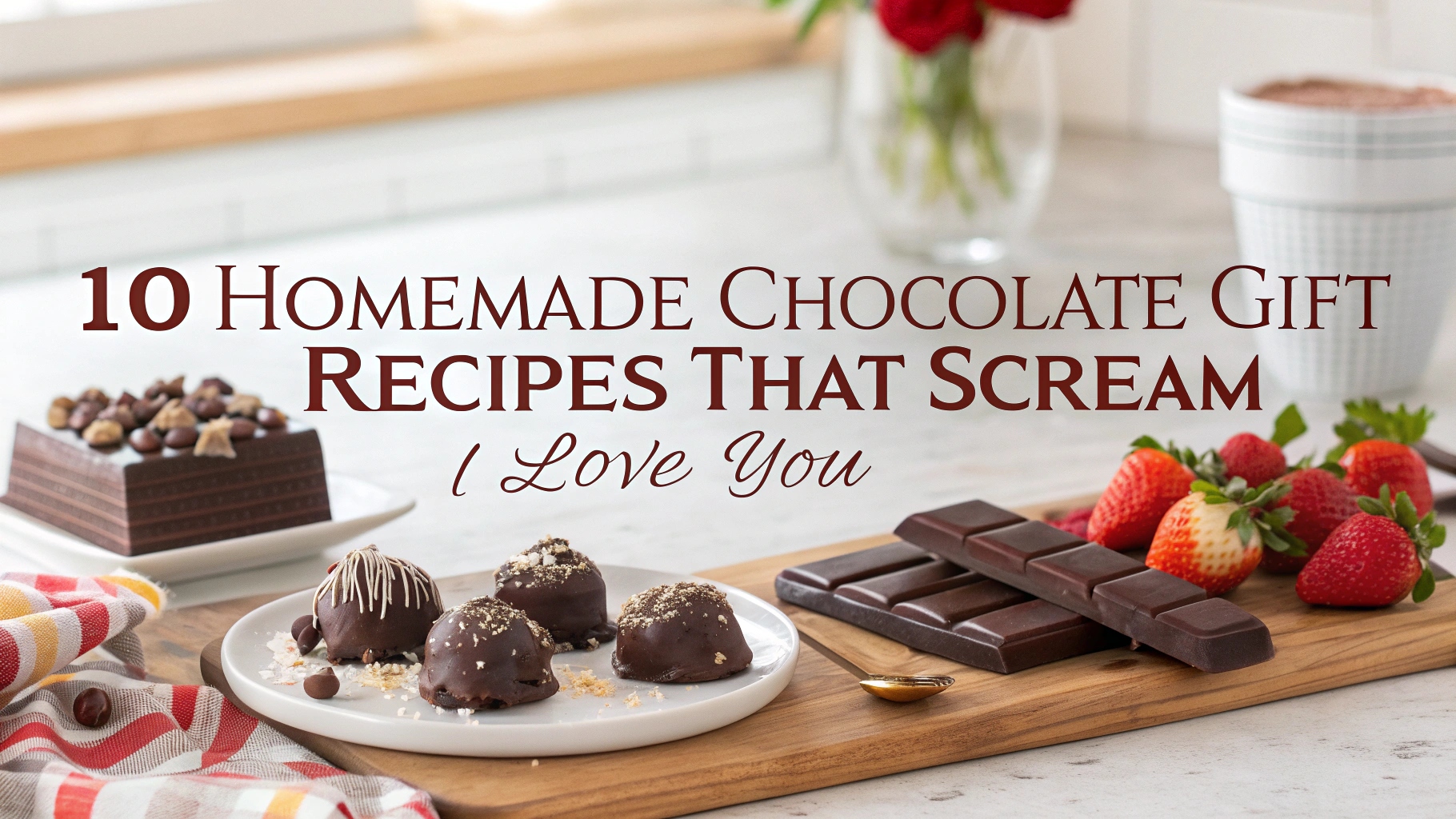 10 Homemade Chocolate Gift Recipes That Scream “I Love You”