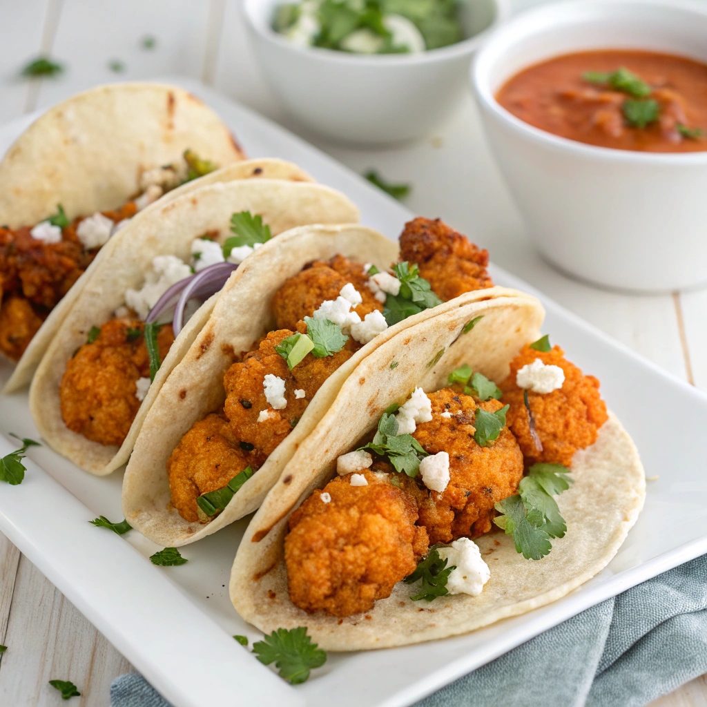 Buffalo Cauliflower Tacos Recipe