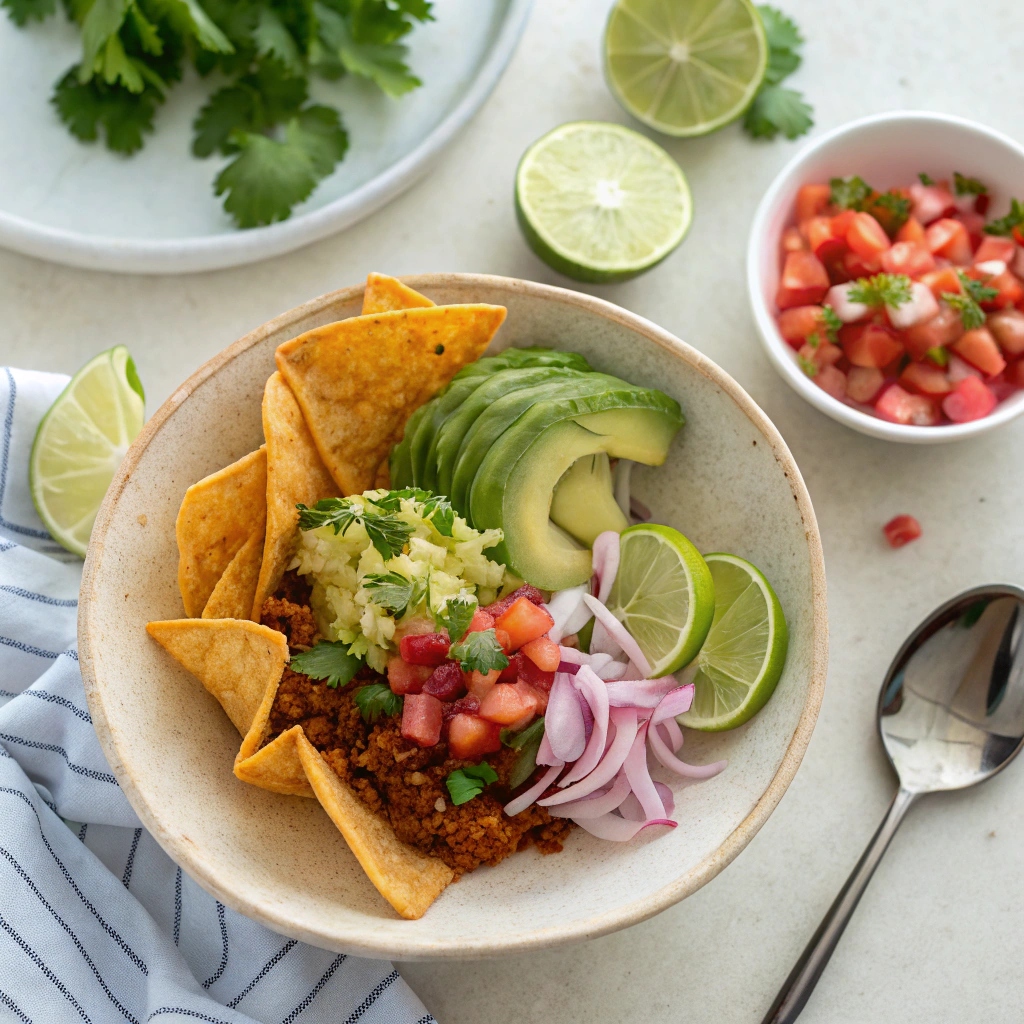 Ingredients for Ultimate Loaded Nachos