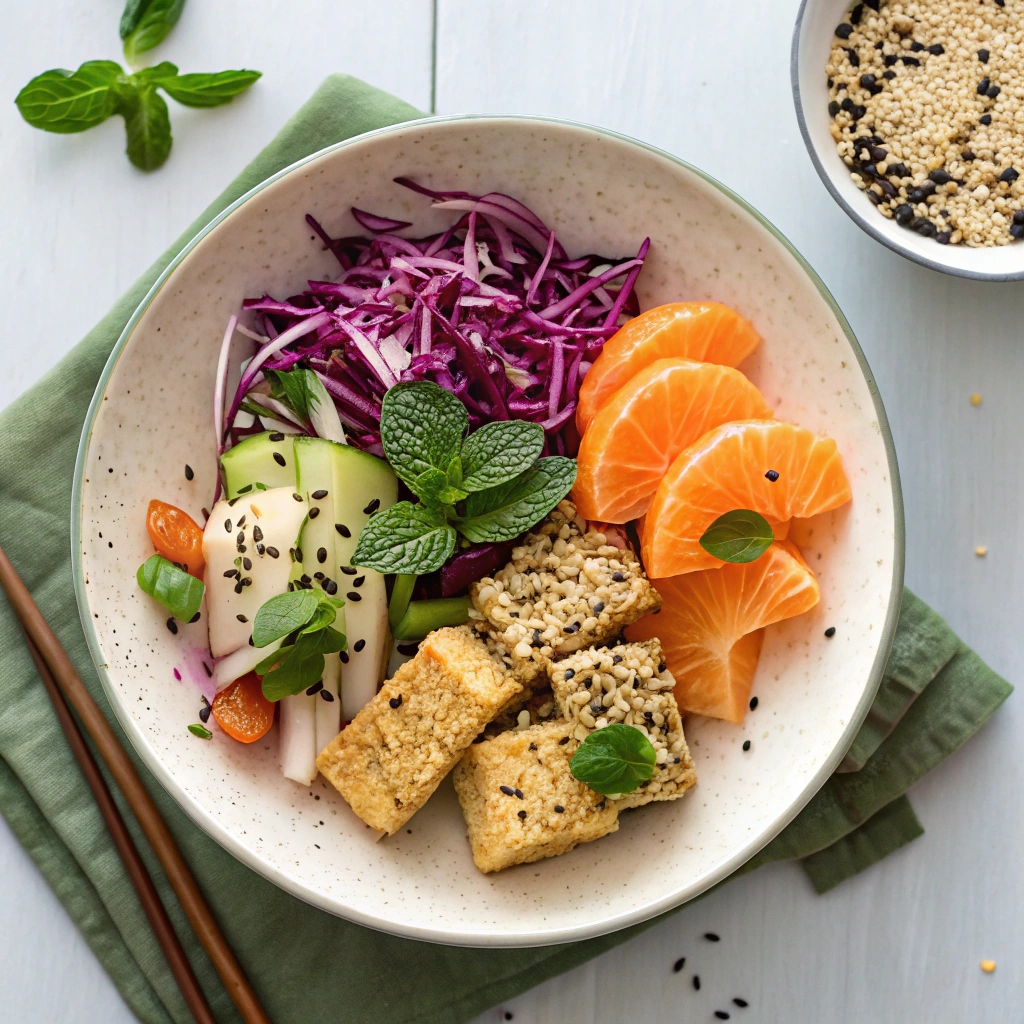Sesame Clementine & Cabbage Salad Ingredients
