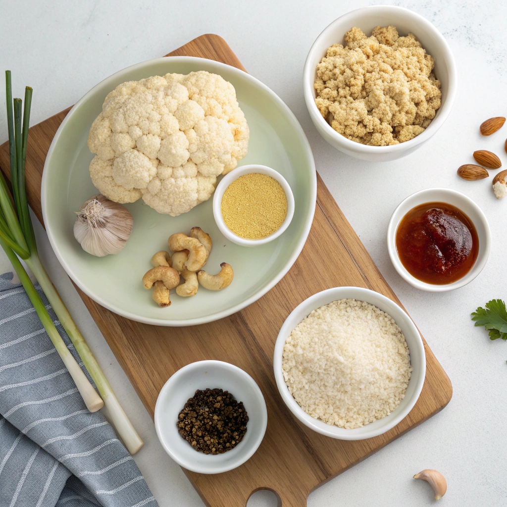 Creamy Mac and Cheese with Cauliflower Ingredients