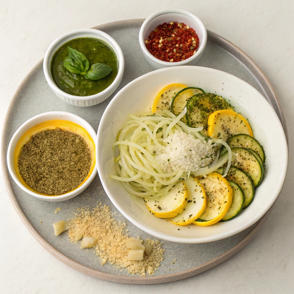 Crispy Zucchini Casserole Ingredients