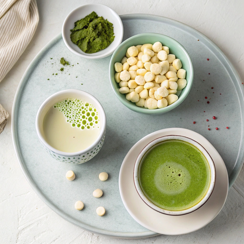 Matcha White Hot Chocolate Ingredients