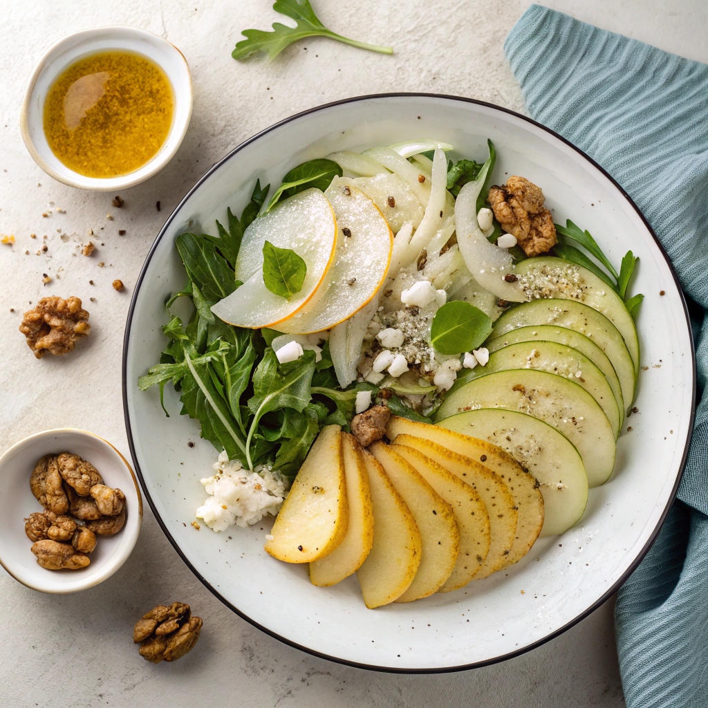 Pear & Fennel Salad Ingredients