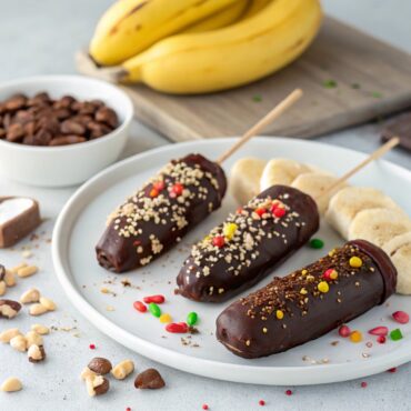 Frozen Chocolate Bananas