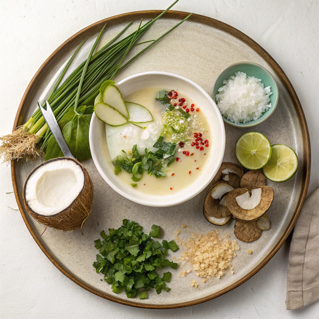 Zucchini Coconut Noodles Ingredients