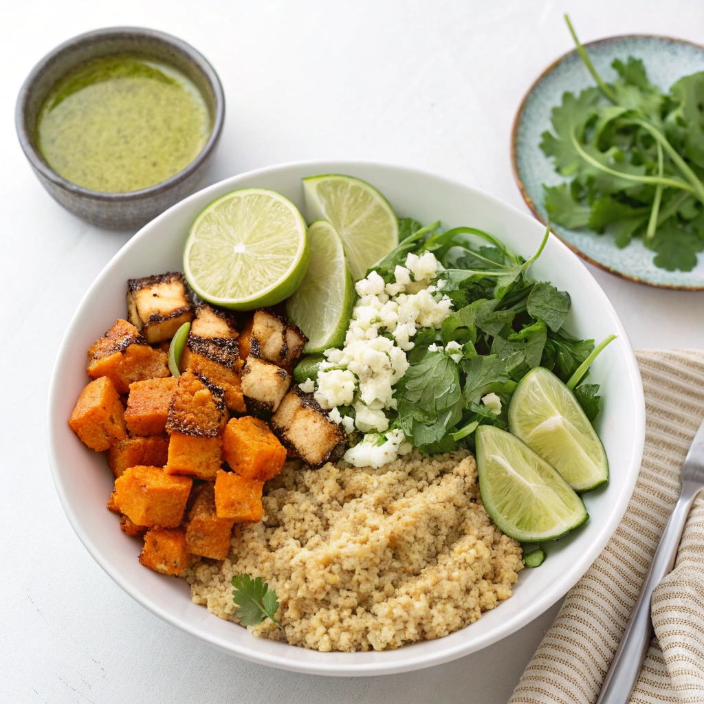 Sweet Potato Quinoa & Cotija Ingredients