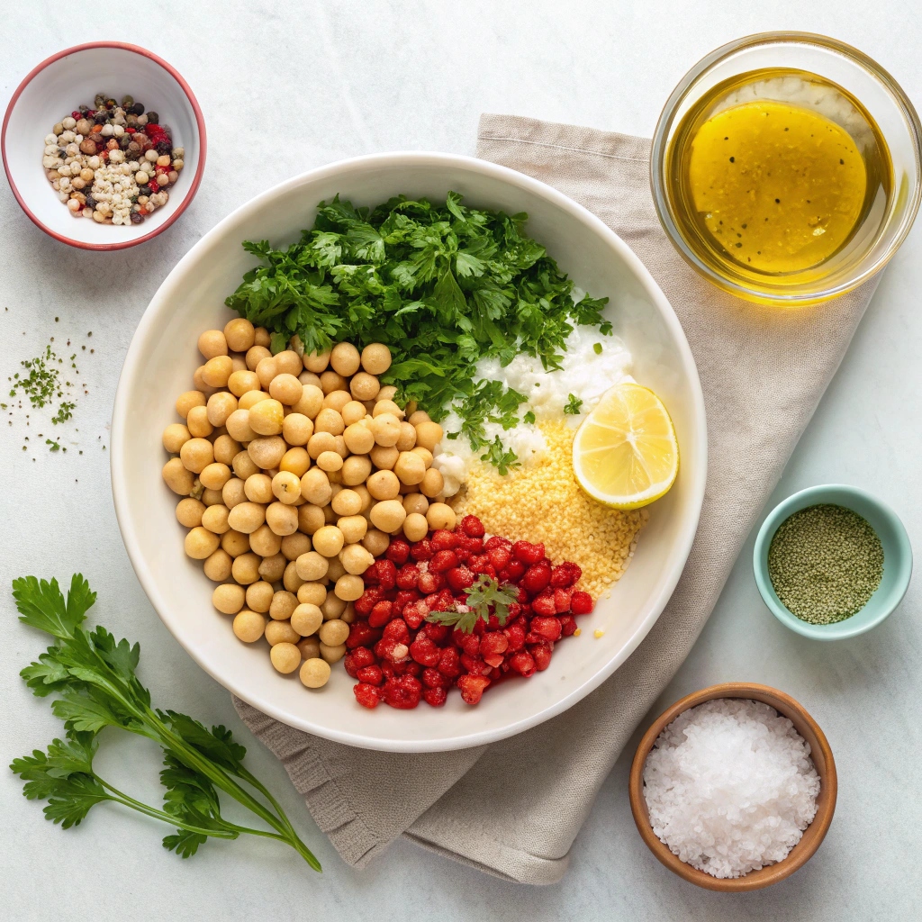 Chickpea Radicchio Wraps Ingredients
