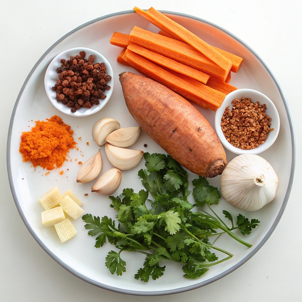 Roasted Carrot Turmeric Soup Ingredients