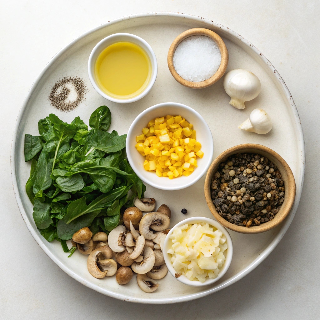 Coconut Creamed Spinach Ingredients
