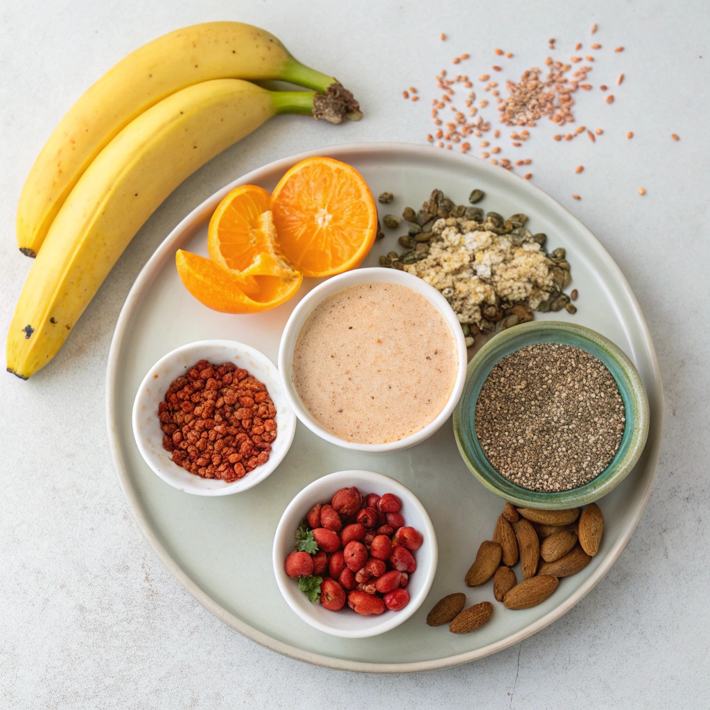 Superfood Sunshine Orange Smoothie Ingredients