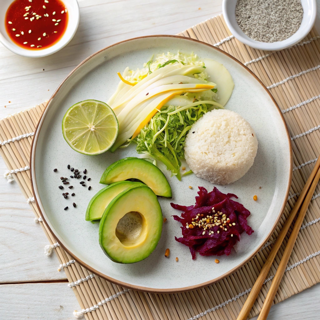 Avocado Steamed Buns Ingredients