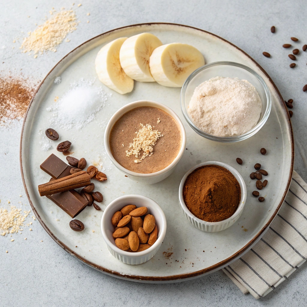 Chocolate Almond Breeze Smoothie Ingredients