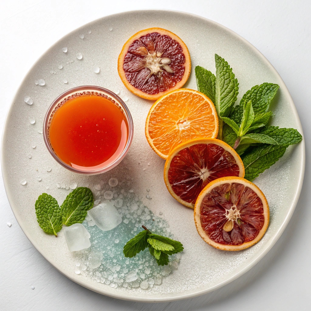 Blood Orange & Bourbon Ingredients