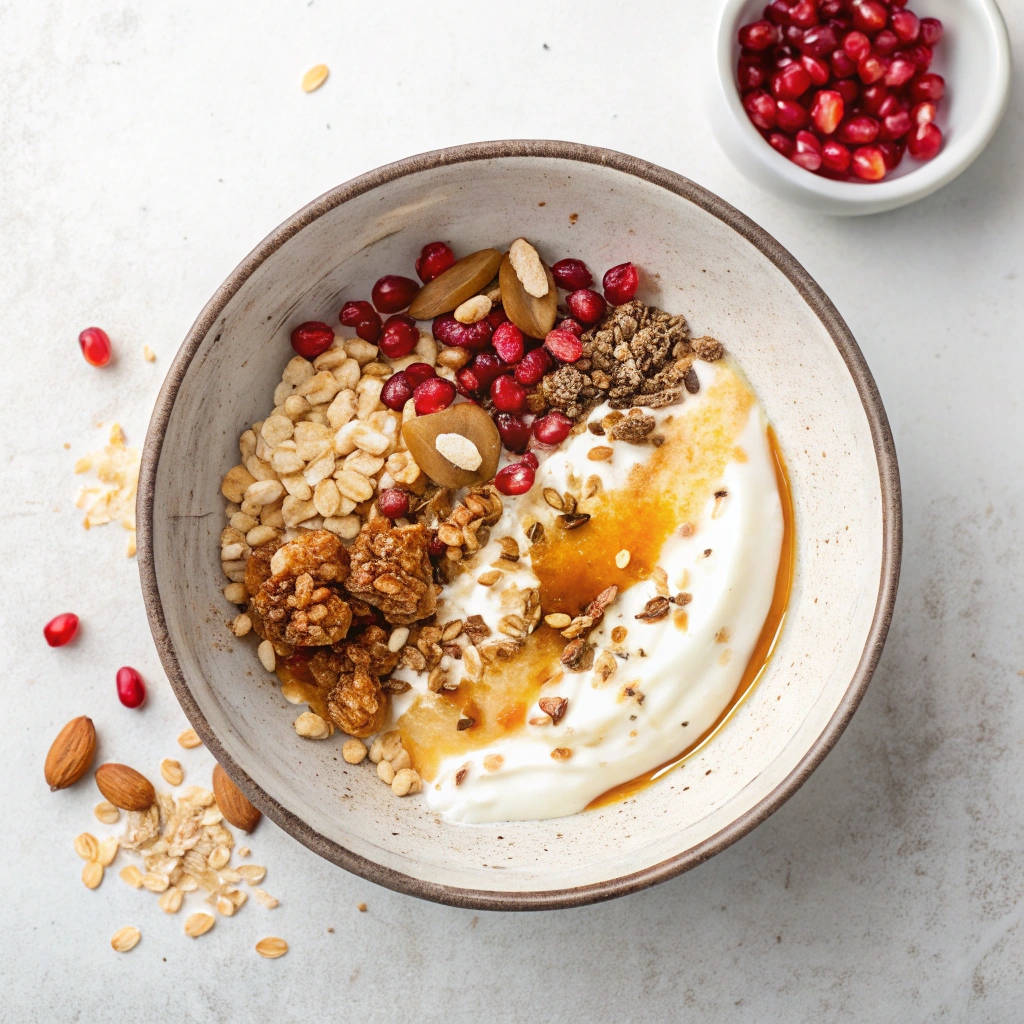 Granola & Pomegranate Bowl Ingredients