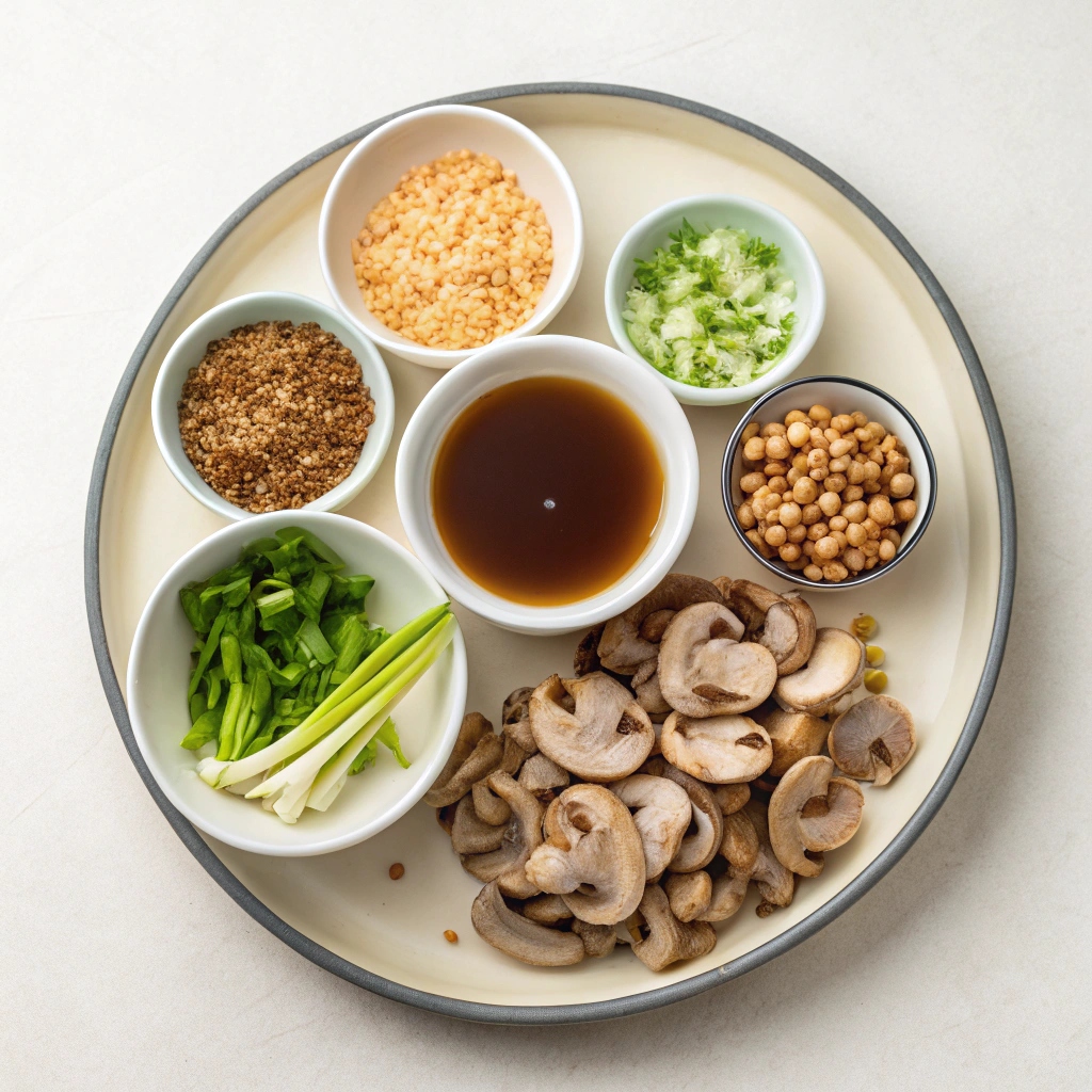 Mushrooms & Wheatberries Ingredients