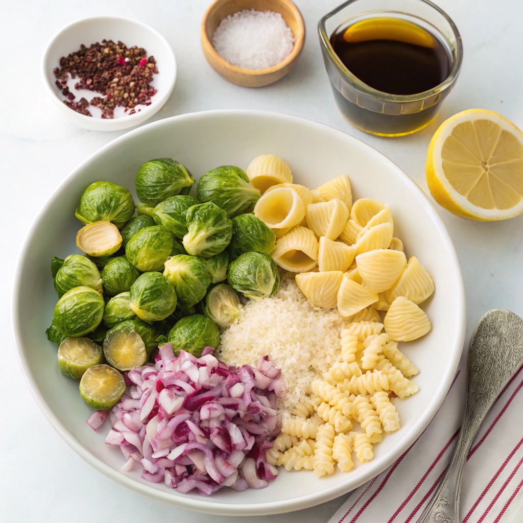 Shells & Brussels Sprouts Ingredients