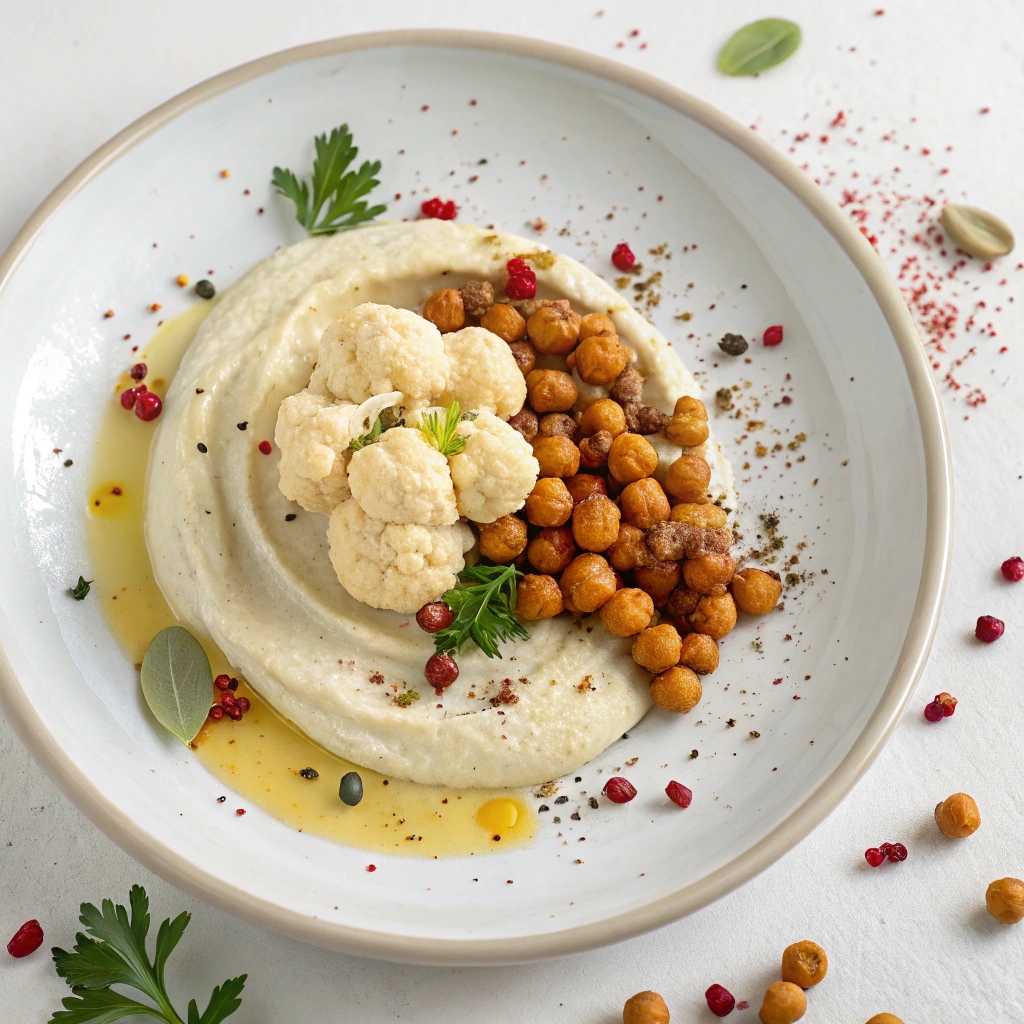 Cauliflower Puree with Chickpeas Ingredients