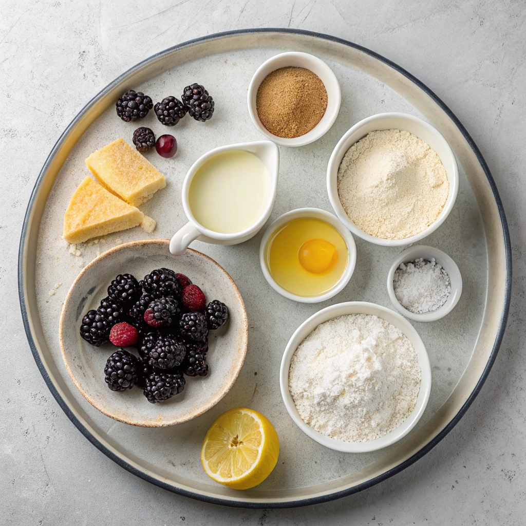 Blackberry Lemon Cake Ingredients