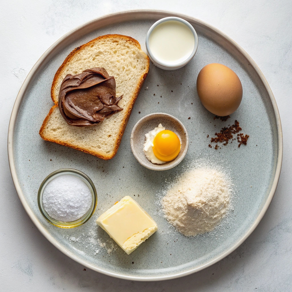 Nutella Stuffed French Toast Ingredients