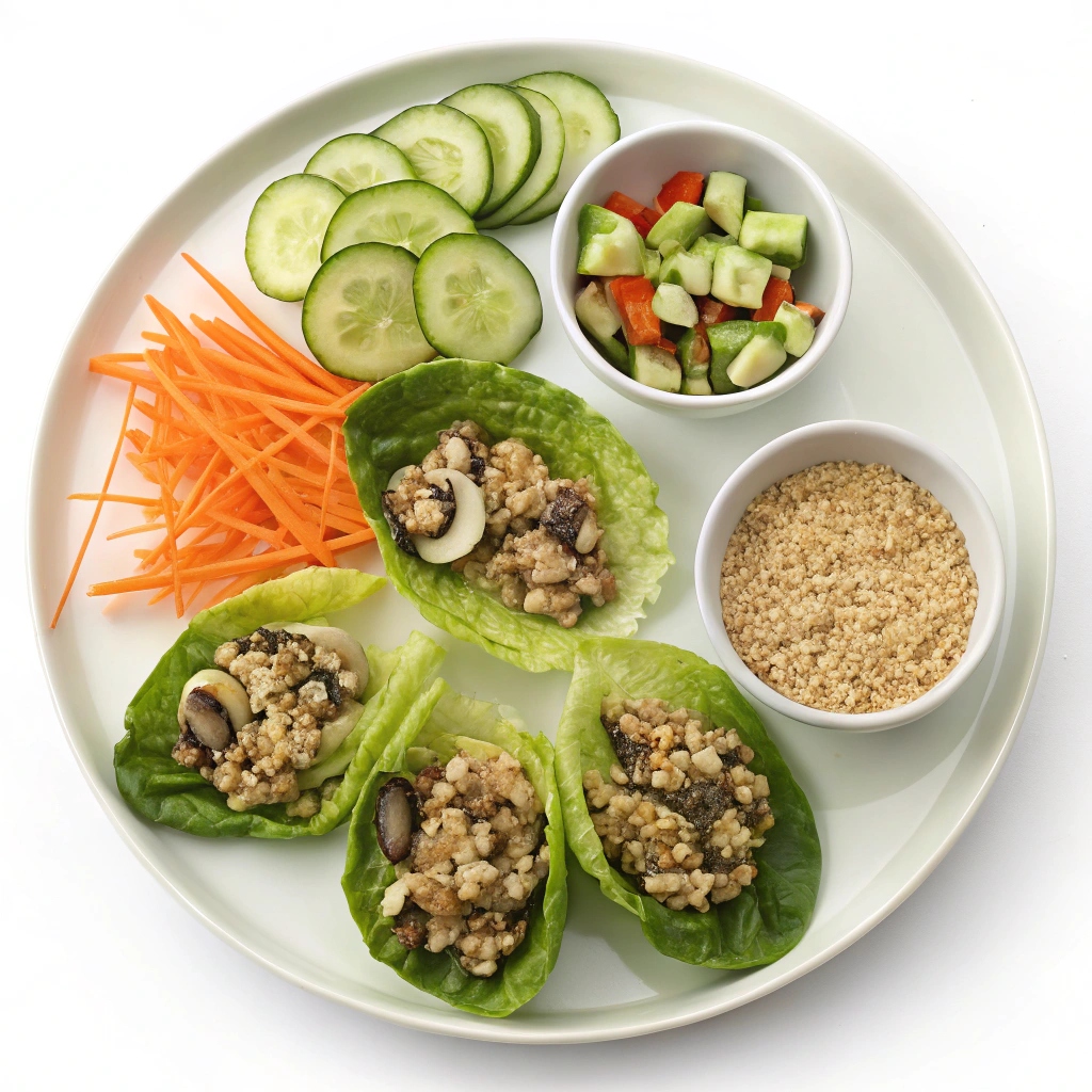 Mushroom & Quinoa Lettuce Wraps Ingredients