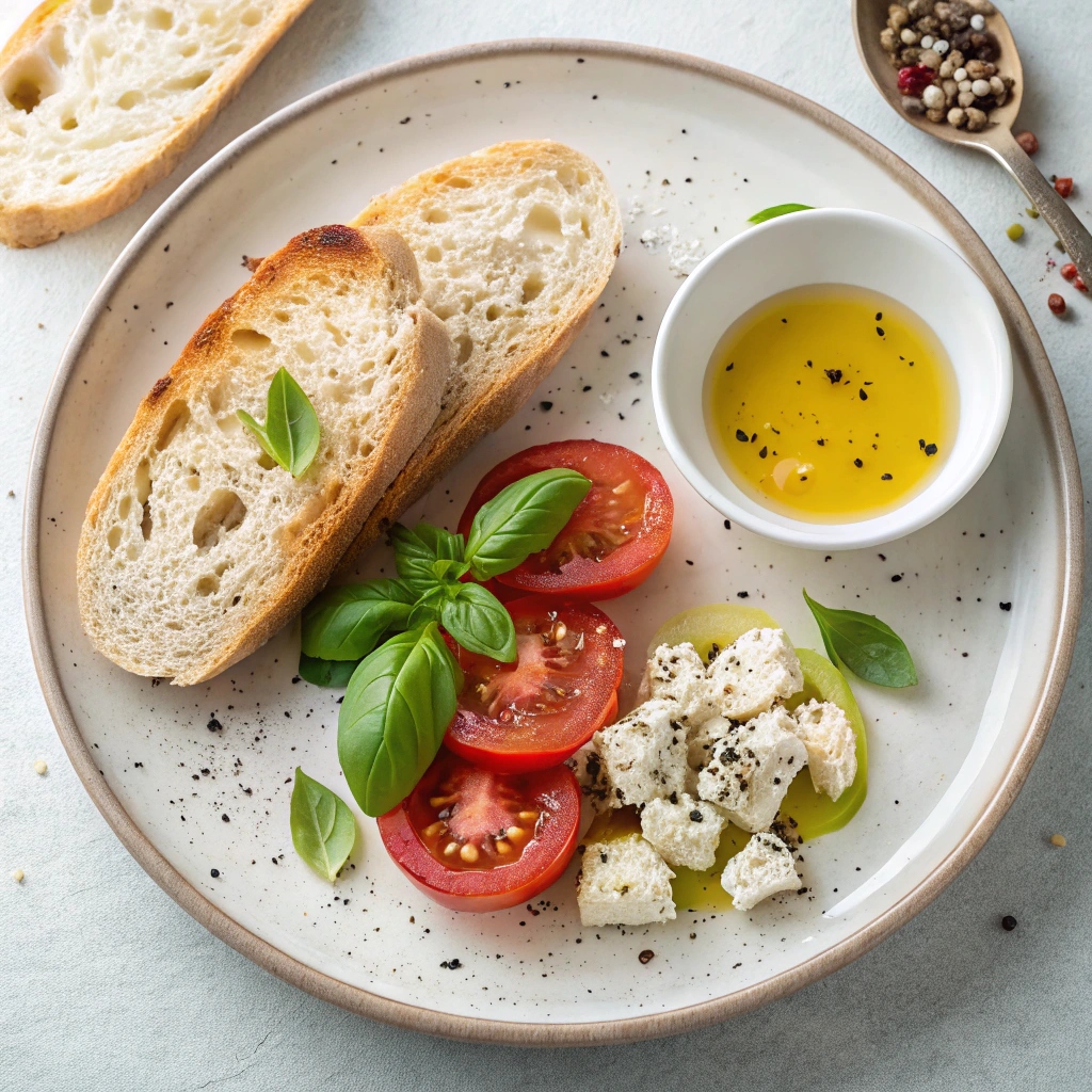 Tomato, Feta & Honey Toasts Ingredients